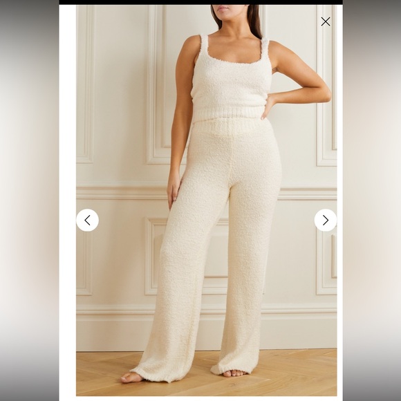 SKIMS Cozy Boucle Tank + Pants Set - Picture 1 of 6